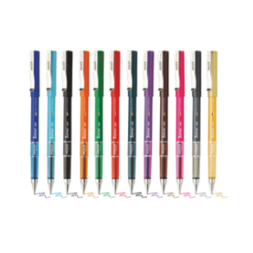 Hauser Sonic Gel Pen Assorted Colors 12’s - Allied Electronics Pte Limited